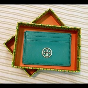 Tory Burch Leather Cardholder